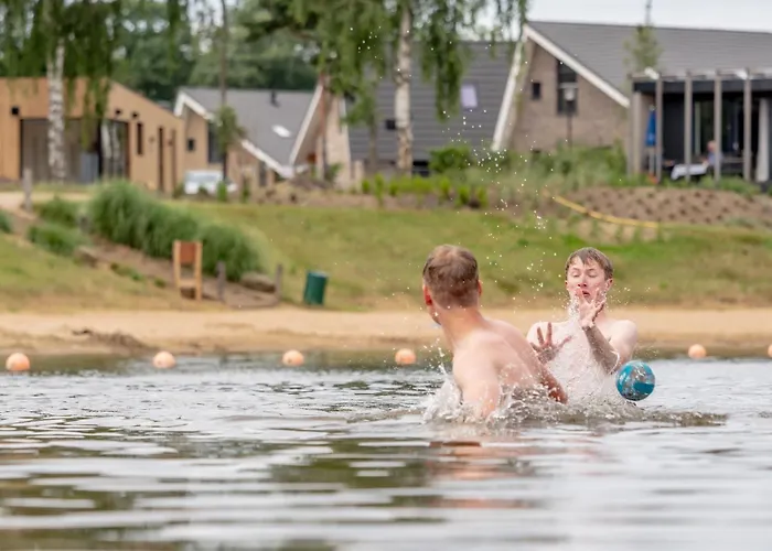 Houseboat With A View Over The Leukermeer, On The Edge Of A Holiday Park